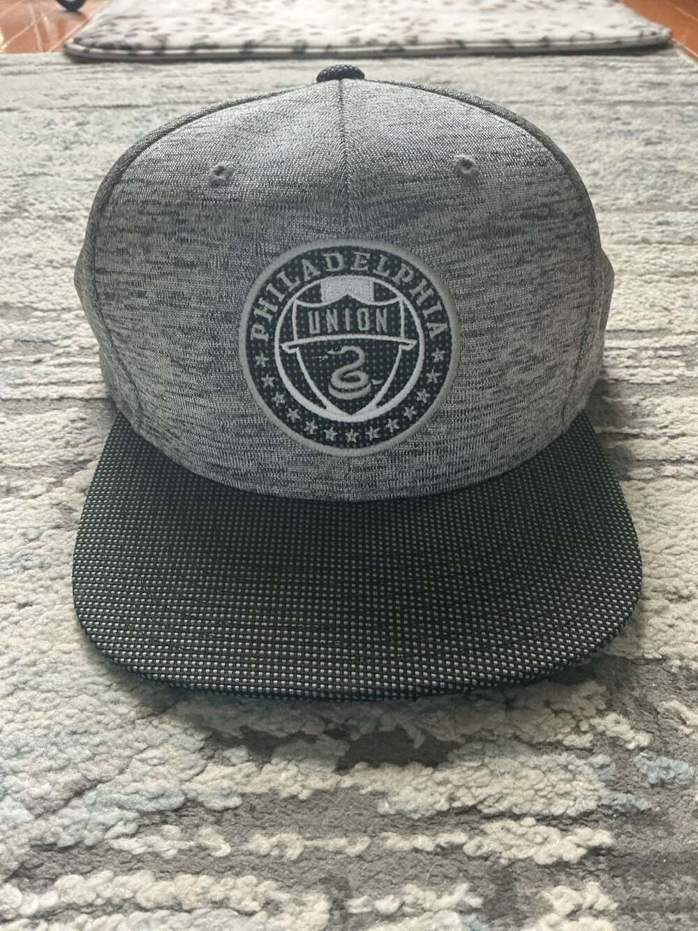 Mitchell & Ness Philadelphia Union Snapback Hat Gray MLS Soccer